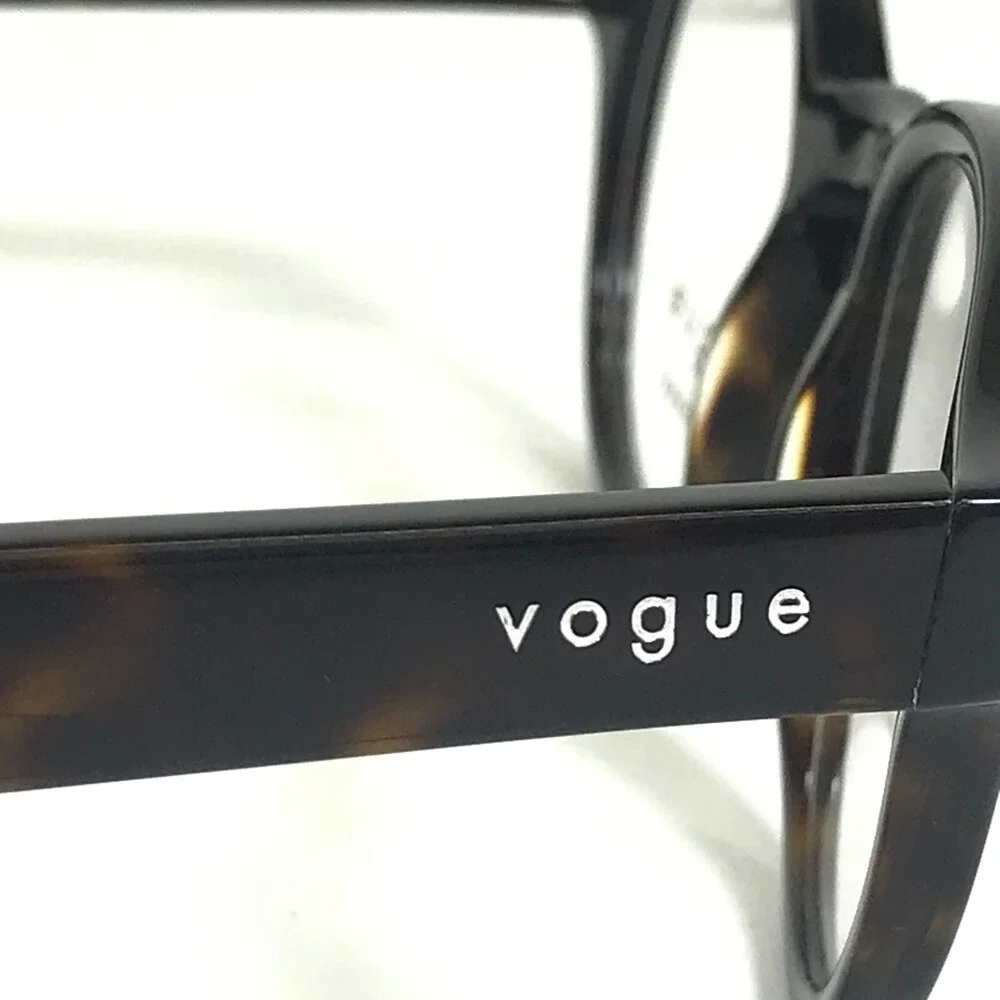 Vogue Eyeglasses Frames VO5332 W656 Brown Tortoise Round Full Rim 46-22-145